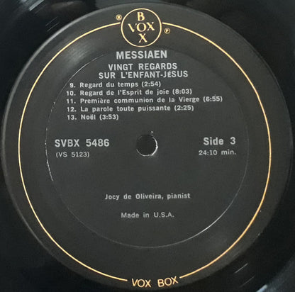 Jocy de Oliveira, Olivier Messiaen : Vingt Regards Sur L'Enfant-Jésus (3xLP, Album + Box)