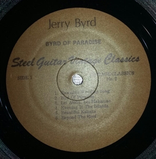 Jerry Byrd : Steel Guitar Vinatage Classic Number 5 - Byrd Of Paradise (LP, Album)