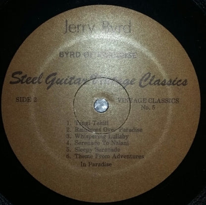 Jerry Byrd : Steel Guitar Vinatage Classic Number 5 - Byrd Of Paradise (LP, Album)