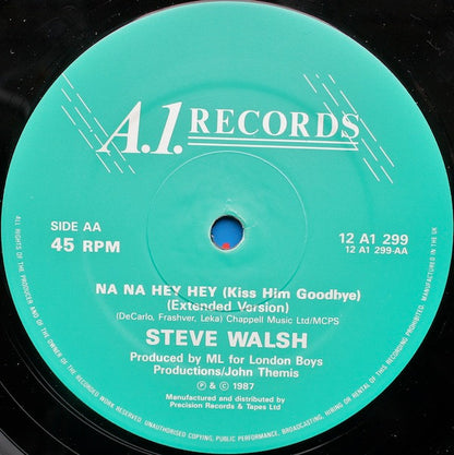 Steve Walsh (2) : I Found Lovin' (You What! Megamix) / Na Na Hey Hey Kiss Him Goodbye (Large Mix) (12", Single, Gre)