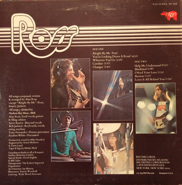 Ross (14) : Ross (LP, Album, SP )