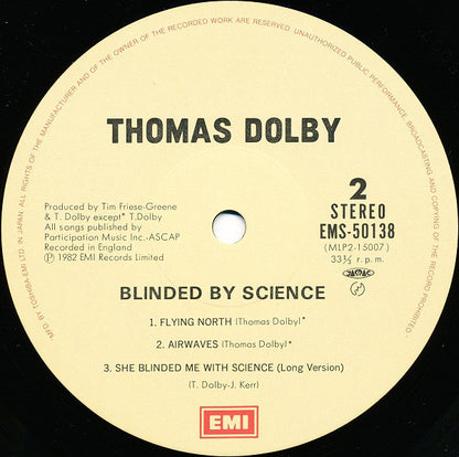 Thomas Dolby : Blinded By Science (LP, MiniAlbum)