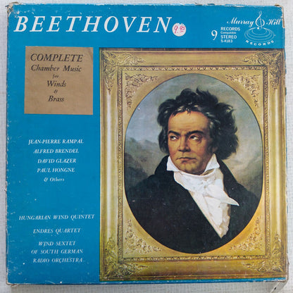 Ludwig van Beethoven Beethoven Jean-Pierre Rampal, Alfred Brendel, David Glazer, Paul Hongne : Complete Chamber Music For Winds And Brass (9xLP, Comp, RE)