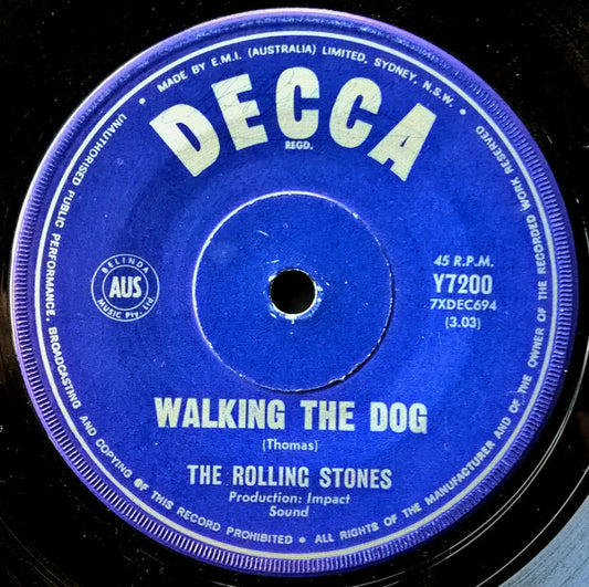 The Rolling Stones : Under The Boardwalk (7", Single, Lig)