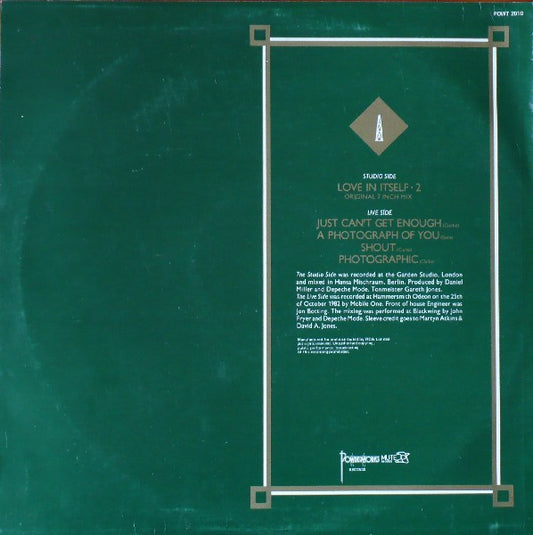 Depeche Mode : Love In Itself · 2 And Live Tracks (12", Single)