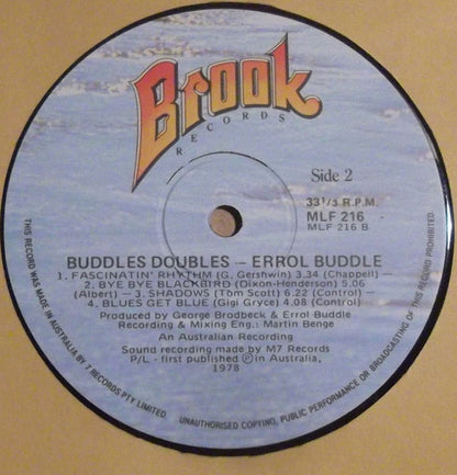 Errol Buddle : Buddles Doubles (LP, Album)