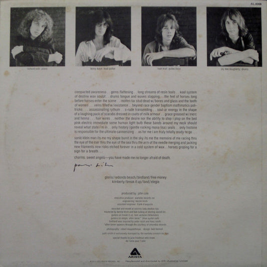 Patti Smith : Horses (LP, Album, RE)