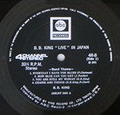 B.B. King : Live In Japan (LP, Album, Quad, Gat)