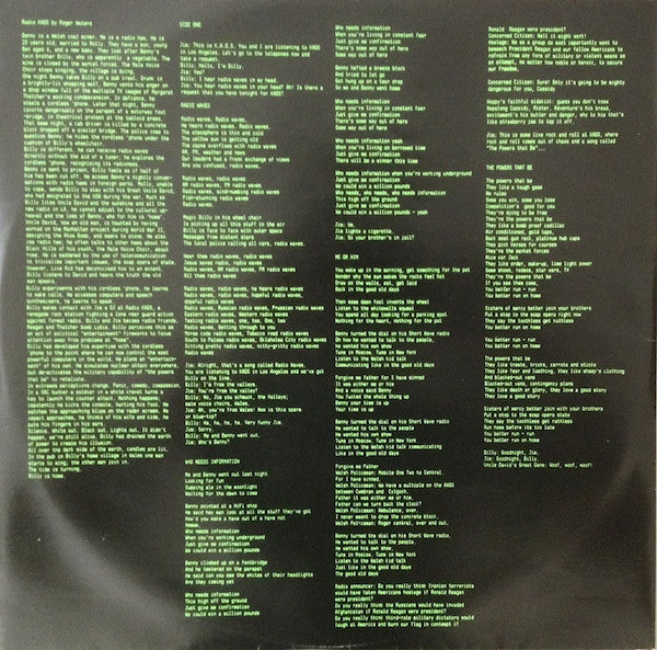 Roger Waters : Radio K.A.O.S. (LP, Album)