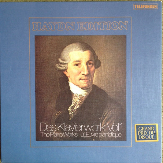 Joseph Haydn : Die Haydn-Edition X Das Klavierwerk Vol. 1 (6xLP, Blu + Box + 7", Promo)