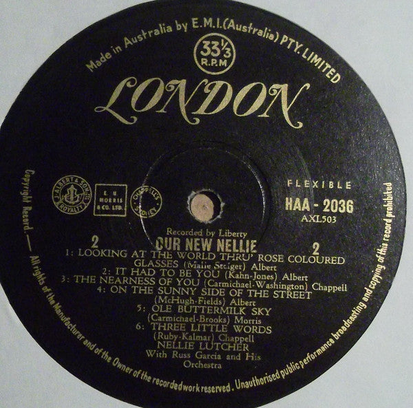 Nellie Lutcher With Russell Garcia And His Orchestra : Our New Nellie (LP, Album, Mono)