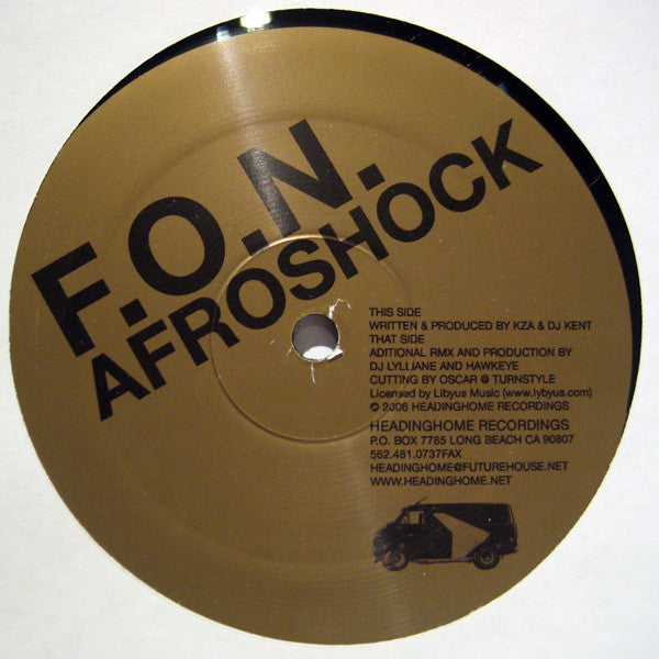 Force Of Nature : Afroshock (12")