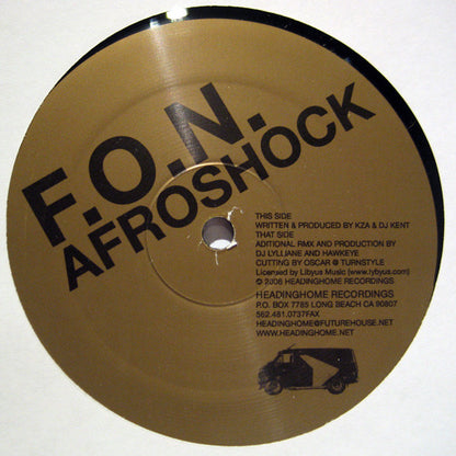 Force Of Nature : Afroshock (12")