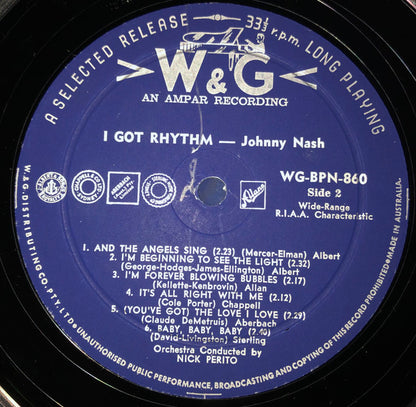 Johnny Nash : I Got Rhythm (LP, Album)