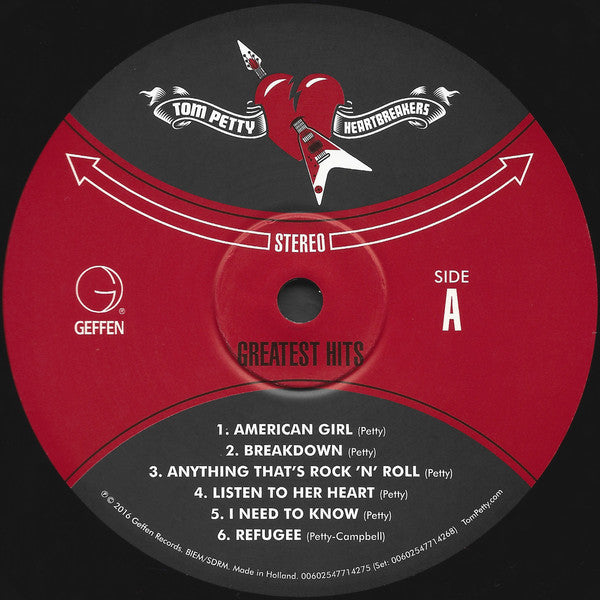 Tom Petty And The Heartbreakers : Greatest Hits (2xLP, Comp, RE, RM, 180)