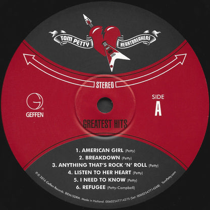 Tom Petty And The Heartbreakers : Greatest Hits (2xLP, Comp, RE, RM, 180)