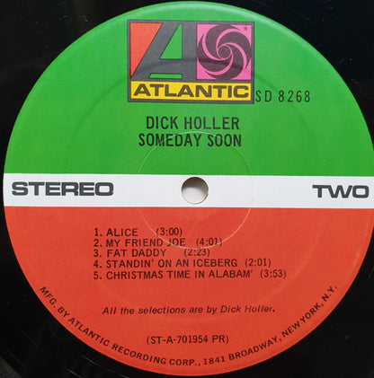 Dick Holler : Someday Soon (LP, Album, PR)