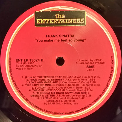Frank Sinatra : You Make Me Feel So Young (LP, Comp)