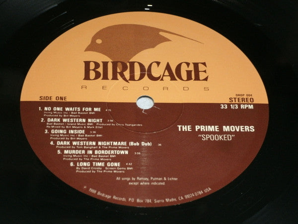 The Prime Movers (2) : "Spooked" (LP, Album)