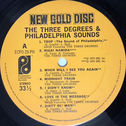 The Three Degrees & The Sound Of Philadelphia : The Three Degrees & Philadelphia Sounds (LP, Comp)
