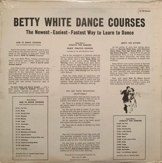Betty White (2) : How to Fox Trot (LP, Album, Mono)