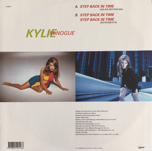 Kylie Minogue : Step Back In Time (12")