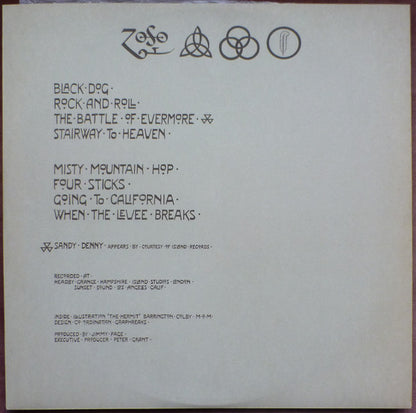 Led Zeppelin : Untitled (LP, Album, M/Print, RE, Gat)