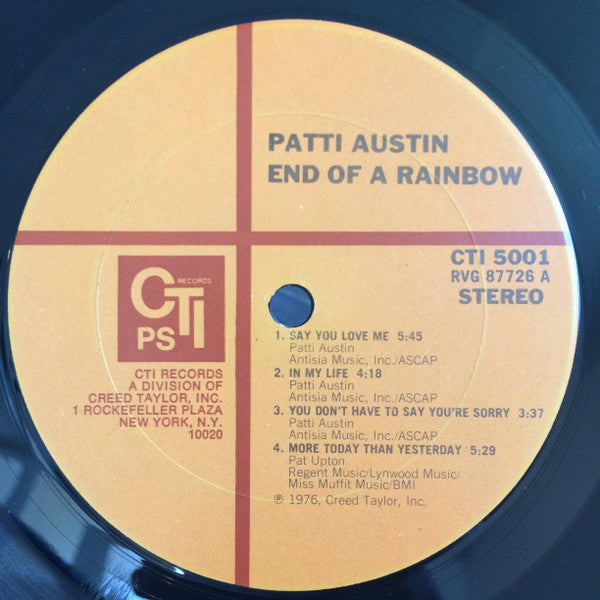 Patti Austin : End Of A Rainbow (LP, Album)