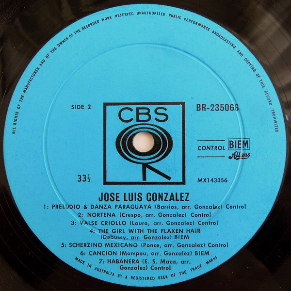 Jose Luis Gonzalez (8) : Two Worlds Of The Classical Guitar (LP, Album, Mono)