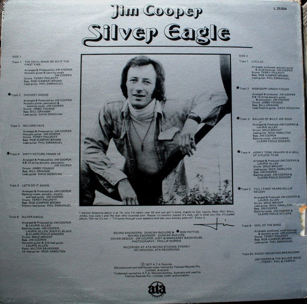 Jim Cooper (10) : Silver Eagle (LP, Album)