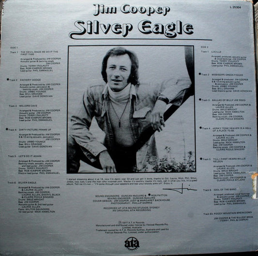 Jim Cooper (10) : Silver Eagle (LP, Album)