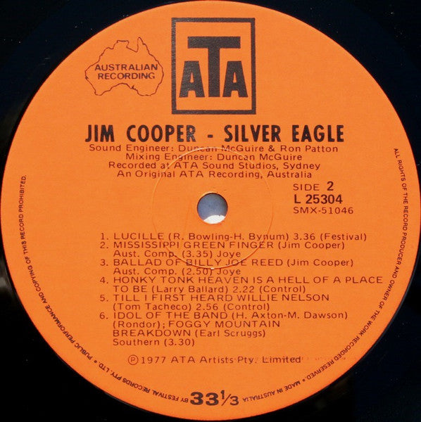 Jim Cooper (10) : Silver Eagle (LP, Album)