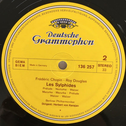 Léo Delibes / Frédéric Chopin - Roy Douglas, Berliner Philharmoniker, Herbert von Karajan : Coppelia-Ballettsuite / Les Sylphides (LP, RE)