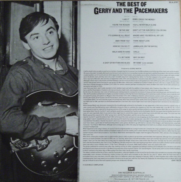 Gerry & The Pacemakers : The Best Of Gerry And The Pacemakers (LP, Comp)