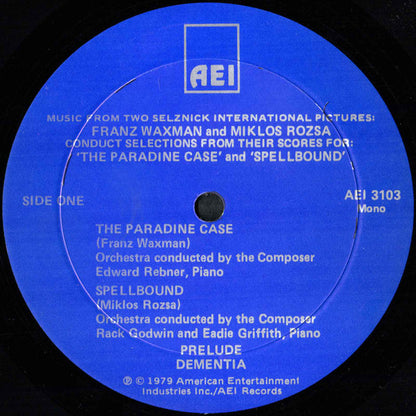 Franz Waxman And Miklós Rózsa : The Paradine Case And Spellbound (LP)