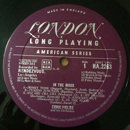 Ernie Fields Orchestra : In The Mood (LP, Mono)