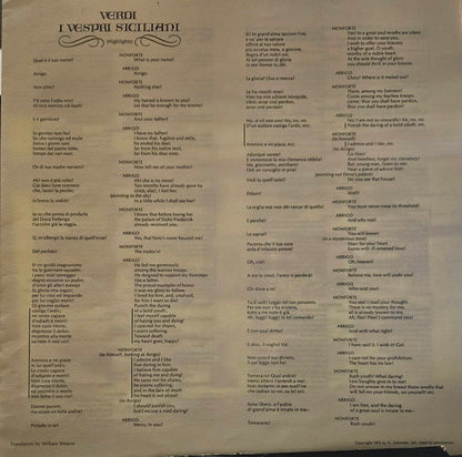 Martina Arroyo, Placido Domingo, Sherrill Milnes, Ruggero Raimondi, James Levine (2), New Philharmonia Orchestra, John Alldis Choir : Verdi - I Vespri Siciliani (Highlights) (LP, Album, Quad)