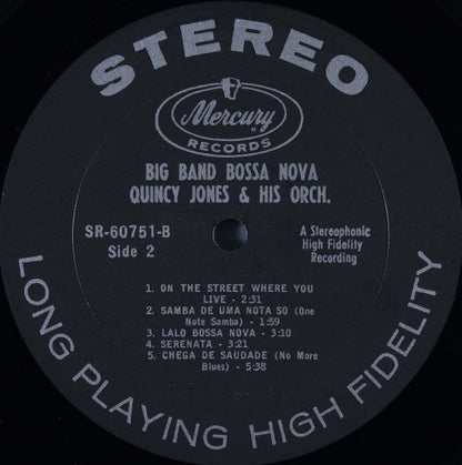 Quincy Jones And His Orchestra : Big Band Bossa Nova (LP, Album)