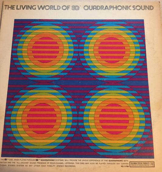 Various : The Living World Of SQ Quadraphonic Sound (LP, Comp, Quad)