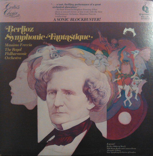 Hector Berlioz, Massimo Freccia, Royal Philharmonic Orchestra / Alexander Gibson, The New Symphony Orchestra Of London : Symphonie Fantastique (LP)
