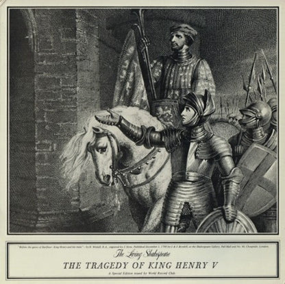 William Shakespeare : The Tragedy Of King Henry V (LP, Album, Club, RE)