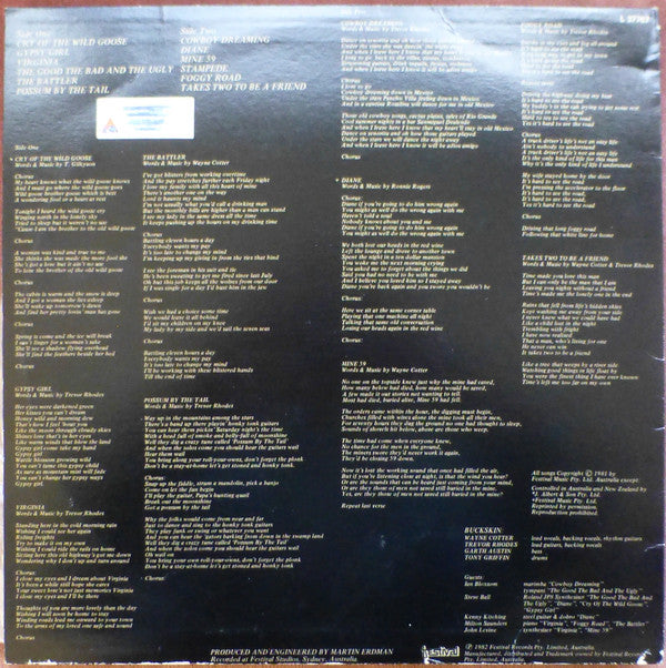 Buckskin (2) : Cowboy Dreaming (LP, Album)