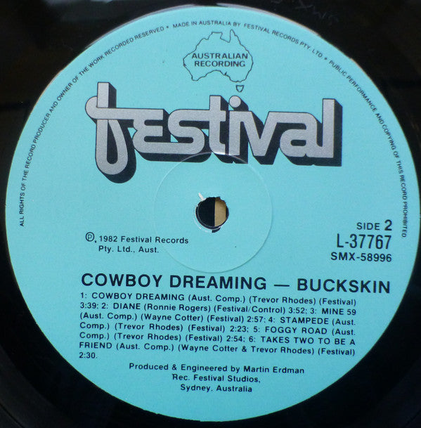 Buckskin (2) : Cowboy Dreaming (LP, Album)