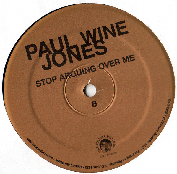 Paul Jones (2) : Stop Arguing Over Me (LP, Album, Ltd, RE)