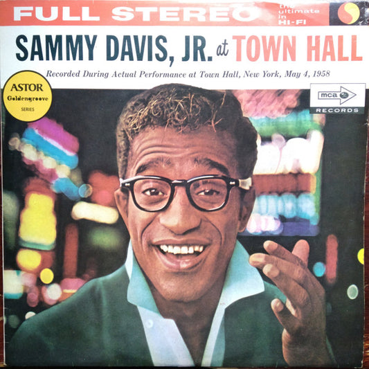 Sammy Davis Jr. : Sammy Davis, Jr. At Town Hall (LP, Album)