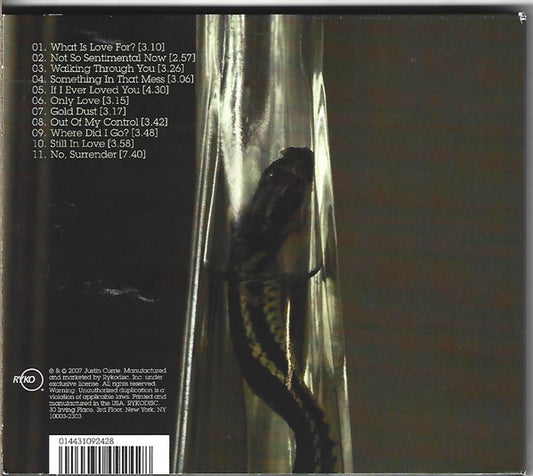 Justin Currie : What Is Love For (CD, Album, Dig)