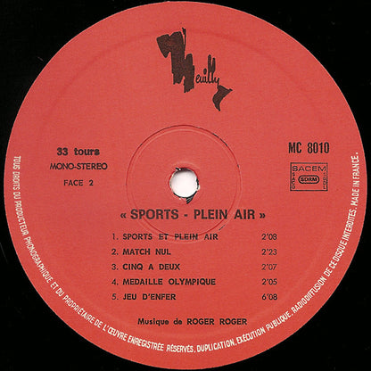 Roger Roger : Sports Plein Air (LP)