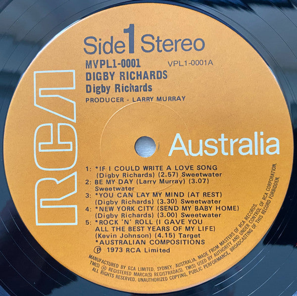 Digby Richards : Digby Richards (LP, Album)