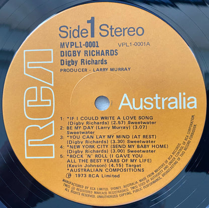 Digby Richards : Digby Richards (LP, Album)