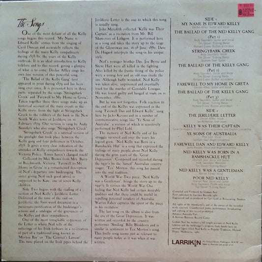 Various : Game As Ned Kelly  (LP, Album)